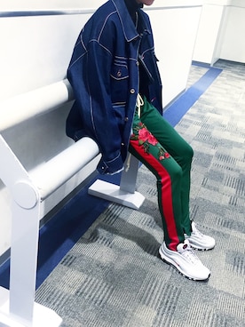 「韓国好きな人と繋がりたい」｜「アイテム（デニムジャケット）」を使った、A.Kさん（メンズ・175cm）の冬コーディネート
