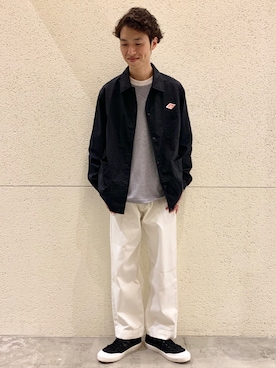 DANTON/ダントン】NYLON TAFFETA COVERALL JACKET/ナイロン
