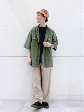 「HAV-A-HANK（ハバハンク ）のアイテム（帽子）」を使った、中村/niko and ... mozoさん（メンズ・170cm）の春コーディネート