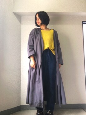 大月 梓さん（レディース・164cm）の秋コーディネート