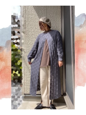 大月 梓さん(レディース・164cm)の春コーディネート