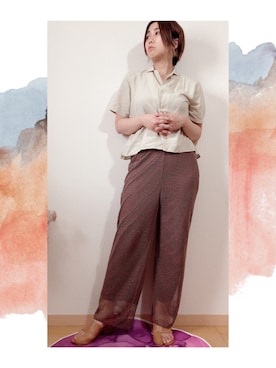 大月 梓さん（レディース・164cm）の夏コーディネート