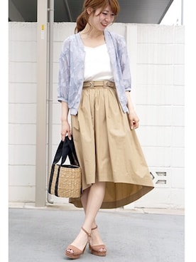 ｍｉｙｕさん（レディース・161cm）の夏コーディネート