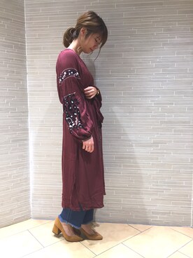 「laboratory work（ラボラトリーワーク）のチャンキーヒールパンプス（パンプス）」を使った、ｍｉｙｕさん（レディース・161cm）の夏コーディネート