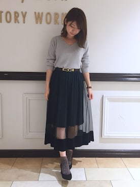 ｍｉｙｕさん（レディース・161cm）の秋コーディネート