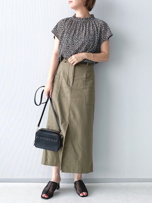 ｍｉｙｕ ミスティウーマン事業部 Mysty Womanのシャツ ブラウスを使ったコーディネート Wear