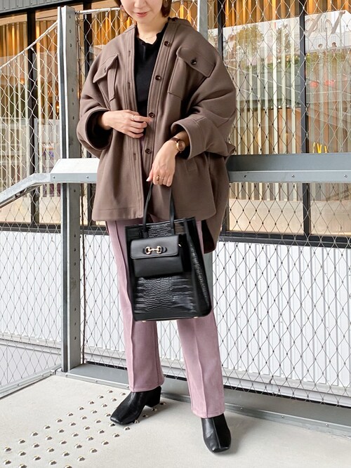 ミスティウーマン事業部ｍｉｙｕさんのポンチョを使ったコーディネート Zozotown