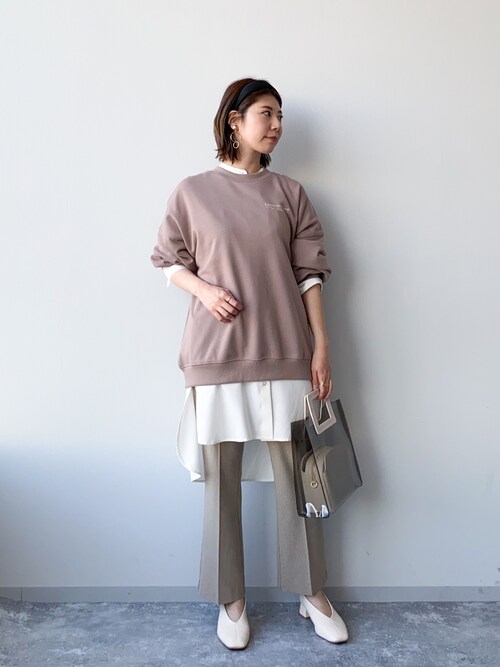 ｍｉｙｕ ミスティウーマン事業部 Mysty Womanのスウェットを使ったコーディネート Wear