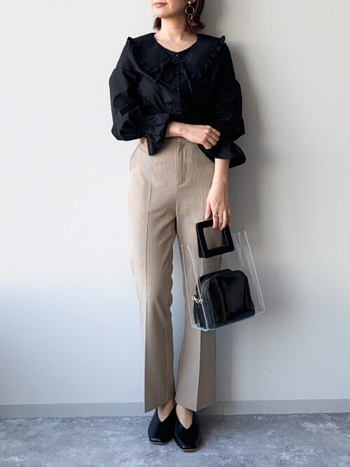 ｍｉｙｕ ミスティウーマン事業部 Mysty Womanのシャツ ブラウスを使ったコーディネート Wear