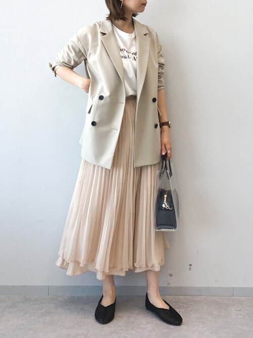 ｍｉｙｕ ミスティウーマン事業部 Mysty Womanのテーラードジャケットを使ったコーディネート Wear