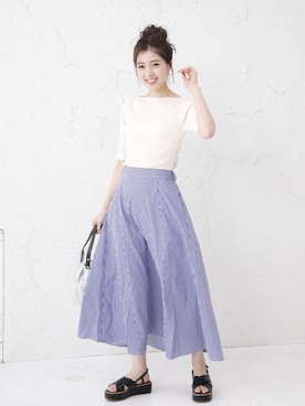 「DONOBAN（ドノバン）のアイテム」を使った、DONOBAN OFFICIALさん（レディース・165cm）の春コーディネート