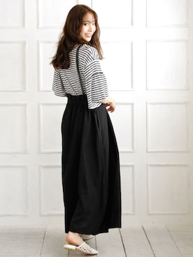 「DONOBAN（ドノバン）のアイテム」を使った、DONOBAN OFFICIALさん（レディース・165cm）の春コーディネート