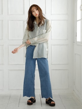 「DONOBAN（ドノバン）のアイテム」を使った、DONOBAN OFFICIALさん（レディース・165cm）の春コーディネート