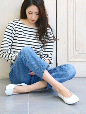 「DONOBAN（ドノバン）のアイテム（パンプス）」を使った、DONOBAN OFFICIALさん（レディース・165cm）の夏コーディネート