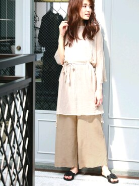 「DONOBAN（ドノバン）のアイテム」を使った、DONOBAN OFFICIALさん（レディース・165cm）の夏コーディネート