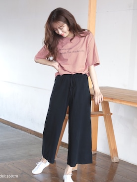 「DONOBAN（ドノバン）のアイテム」を使った、DONOBAN OFFICIALさん（レディース・165cm）の夏コーディネート