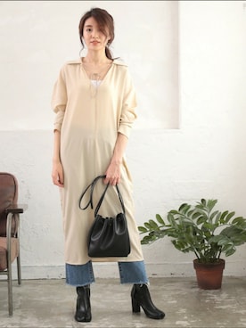 「DONOBAN（ドノバン）のアイテム」を使った、DONOBAN OFFICIALさん（レディース・165cm）の夏コーディネート