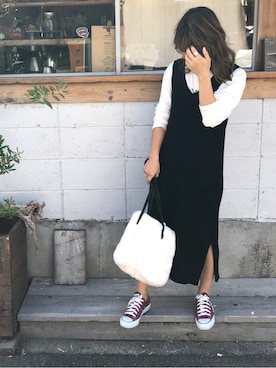 「DONOBAN（ドノバン）のアイテム」を使った、DONOBAN OFFICIALさん（レディース・165cm）の秋コーディネート