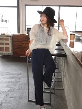 「Pyu Pyu（ピュピュ）のアイテム」を使った、DONOBAN OFFICIALさん（レディース・165cm）の秋コーディネート