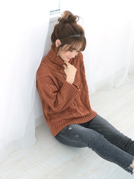 「DONOBAN（ドノバン）のアイテム」を使った、DONOBAN OFFICIALさん（レディース・165cm）の冬コーディネート