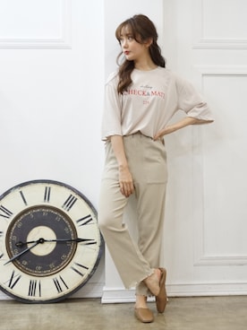 「DONOBAN（ドノバン）のアイテム」を使った、DONOBAN OFFICIALさん（レディース・165cm）の春コーディネート