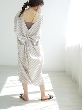 「アイテム（アンダーウェア）」を使った、DONOBAN OFFICIALさん（レディース・165cm）の夏コーディネート