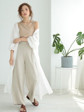 「DONOBAN（ドノバン）のアイテム」を使った、DONOBAN OFFICIALさん（レディース・165cm）の夏コーディネート