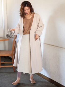 「足袋」｜「アイテム（その他アウター）」を使った、DONOBAN OFFICIALさん（レディース・165cm）の秋コーディネート