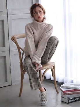 「DONOBAN（ドノバン）のアイテム」を使った、DONOBAN OFFICIALさん（レディース・165cm）の秋コーディネート