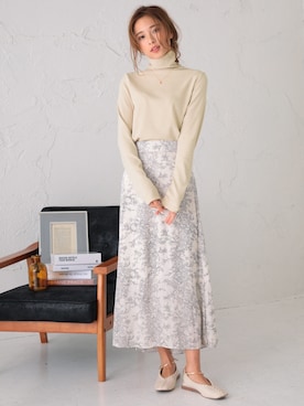 「DONOBAN（ドノバン）のアイテム（パンプス）」を使った、DONOBAN OFFICIALさん（レディース・165cm）の冬コーディネート