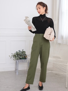 「DONOBAN（ドノバン）のアイテム（パンプス）」を使った、DONOBAN OFFICIALさん（レディース・165cm）の冬コーディネート