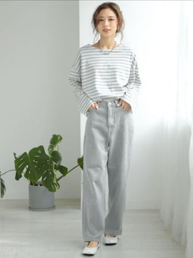 「DONOBAN（ドノバン）のアイテム（パンプス）」を使った、DONOBAN OFFICIALさん（レディース・165cm）の春コーディネート