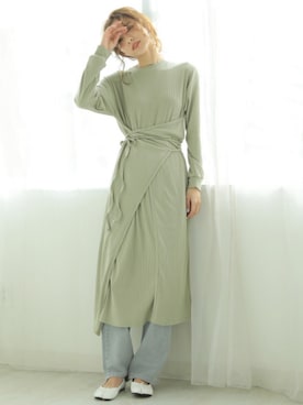 「DONOBAN（ドノバン）のアイテム（パンプス）」を使った、DONOBAN OFFICIALさん（レディース・165cm）の春コーディネート