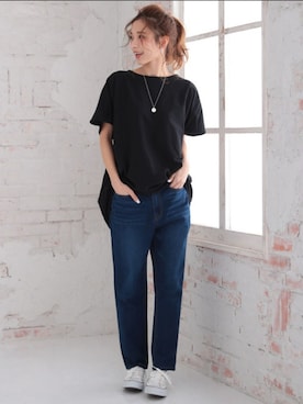 「DONOBAN（ドノバン）のアイテム」を使った、DONOBAN OFFICIALさん（レディース・165cm）の春コーディネート