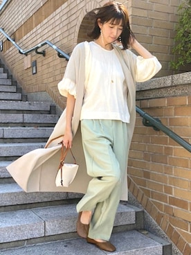 「DONOBAN（ドノバン）のアイテム」を使った、DONOBAN OFFICIALさん（レディース・165cm）の春コーディネート