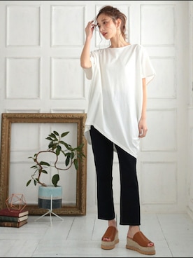 「DONOBAN（ドノバン）のアイテム」を使った、DONOBAN OFFICIALさん（レディース・165cm）の春コーディネート