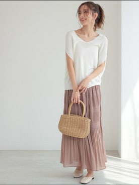 「DONOBAN（ドノバン）のアイテム」を使った、DONOBAN OFFICIALさん（レディース・165cm）の春コーディネート