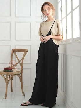 「アイテム（ビーチサンダル）」を使った、DONOBAN OFFICIALさん（レディース・165cm）の夏コーディネート