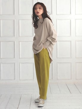 「ワッフル」｜DONOBAN OFFICIALさん（レディース・165cm）の冬コーディネート