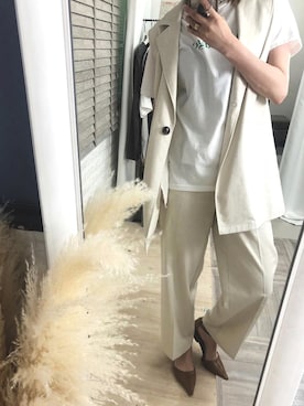 「DONOBAN（ドノバン）のアイテム（テーラードジャケット）」を使った、DONOBAN OFFICIALさん（レディース・165cm）の春コーディネート