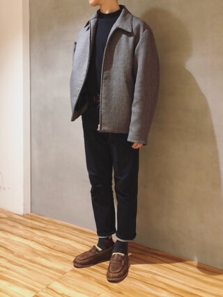 AURALEE（オーラリー）の「＜AURALEE（オーラリー）＞ GUN/CHECK BL