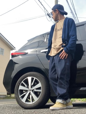 「ES（エス）のアイテム」を使った、としくんさん（メンズ・168cm）の秋コーディネート