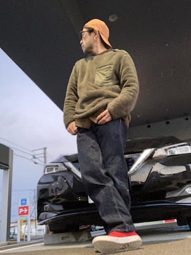 「ES（エス）のアイテム」を使った、としくんさん（メンズ・168cm）の秋コーディネート