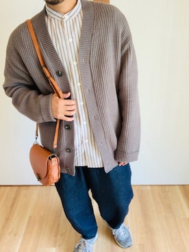 「SMITH'S（スミス）のアイテム（トップス）」を使った、D（＾_＾）さん（メンズ・158cm）の春コーディネート