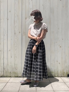 ミヅキさん(レディース・151cm)の夏コーディネート