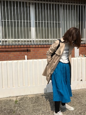 Hashimoto Erikaさん（レディース・153cm）の春コーディネート