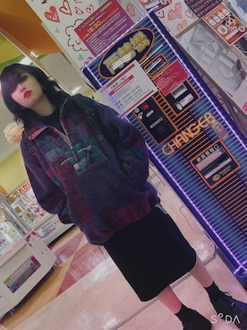 「phenix（フェニックス）のアイテム（その他アウター）」を使った、凛太郎さん（レディース・167cm）の冬コーディネート