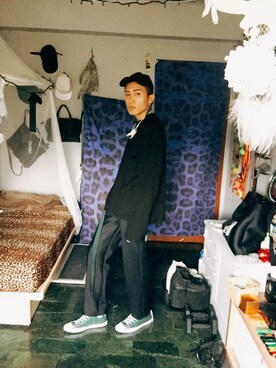 「roomboy」｜Room Boy Evanさん（メンズ・174cm）の春コーディネート