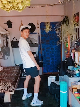 「roomboy」｜Room Boy Evanさん（メンズ・174cm）の夏コーディネート