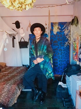 「roomboy」｜Room Boy Evanさん（メンズ・174cm）の夏コーディネート